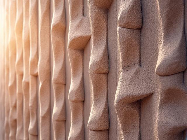 Architekturkeramik: Fassadenelemente mit geometrischem Muster